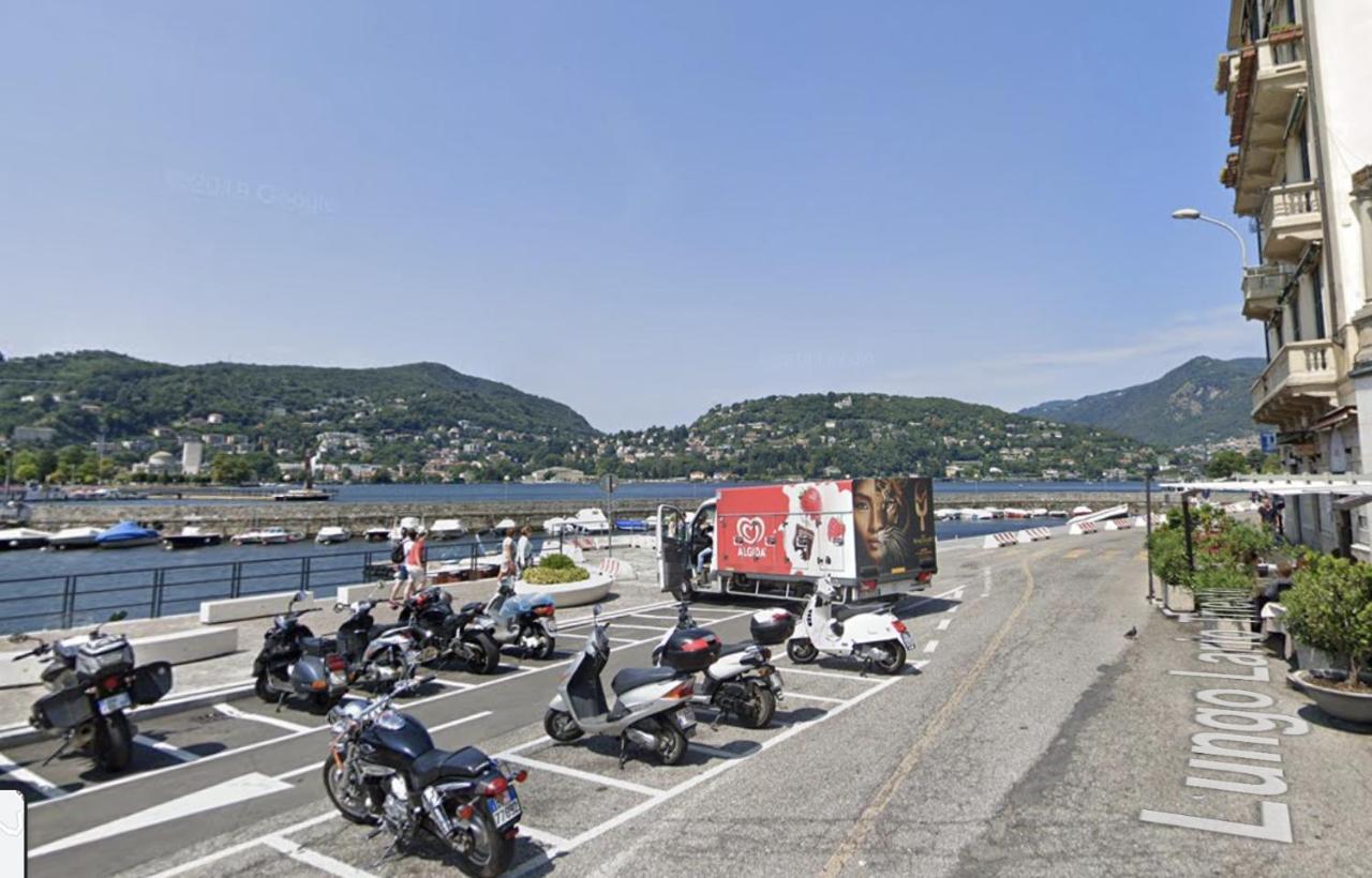 Appartamento Esclusivo Fronte Lago, In Centro A Como Con Garage Экстерьер фото